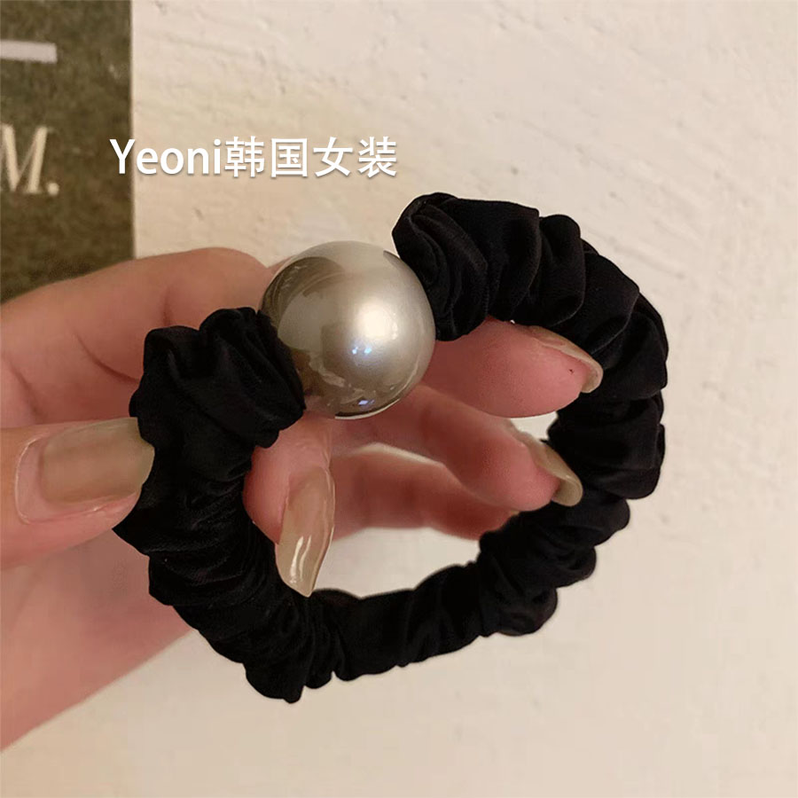 【Yeoni韩国正品】2025春夏新款珍珠发圈/No退No换