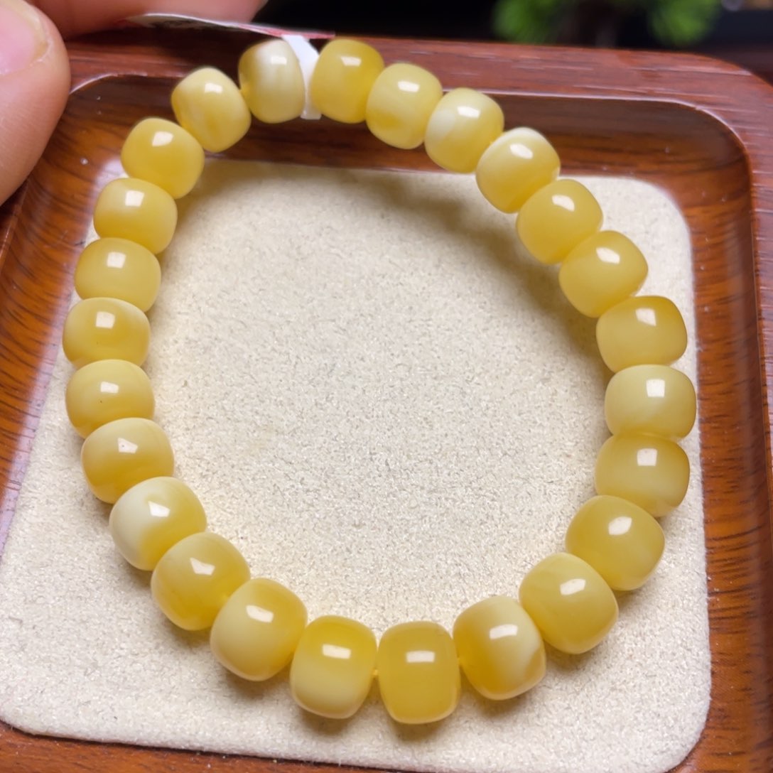 蜜蜡手链未镶嵌手串