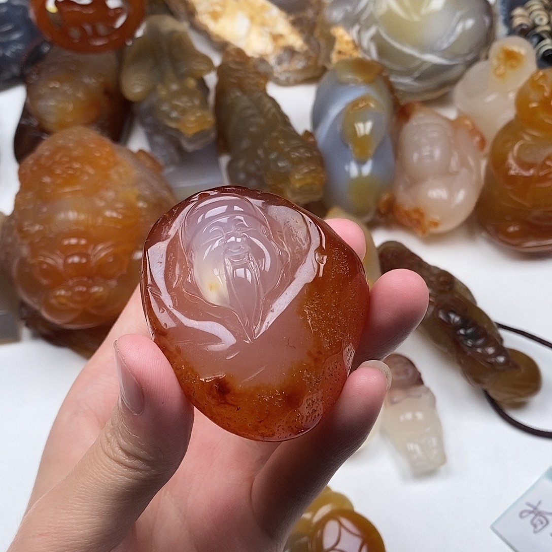 玛瑙/玉髓未镶嵌颈饰