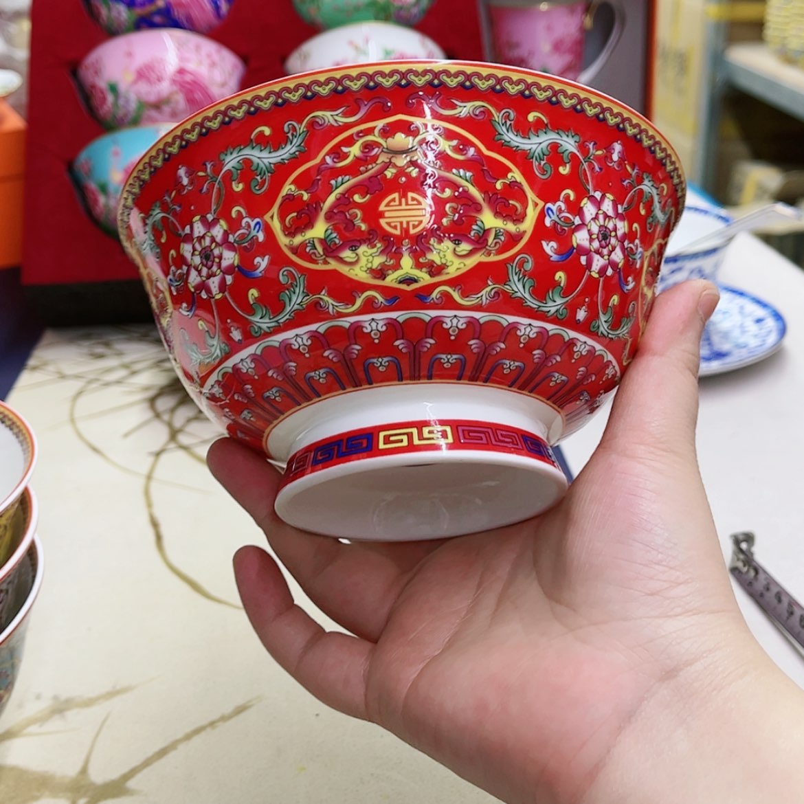 【闪购商品】珐琅6英寸6红。。。。。。