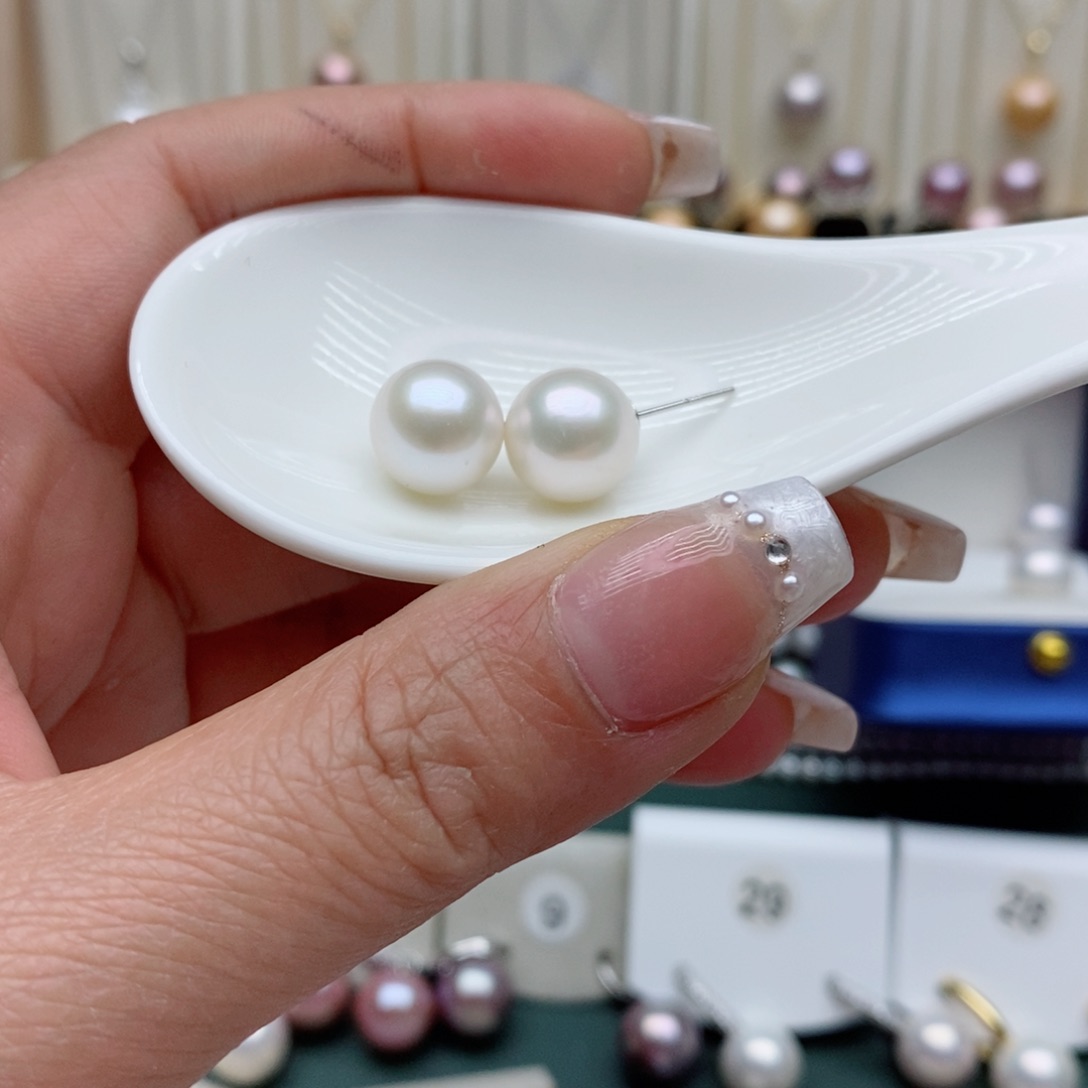 淡水珍珠颈饰银S925镶嵌