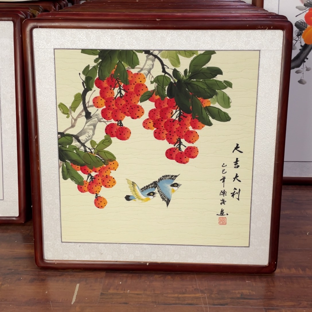 国画带框尺寸63*63厘米