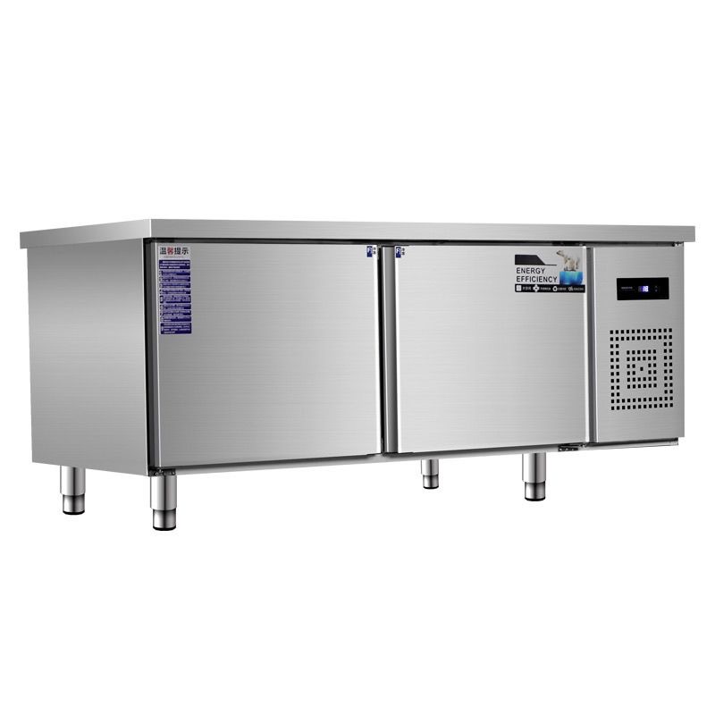 全铜管操作台冷冻冷藏双温商用不锈钢案板双温冷冻冷藏厨房操作台