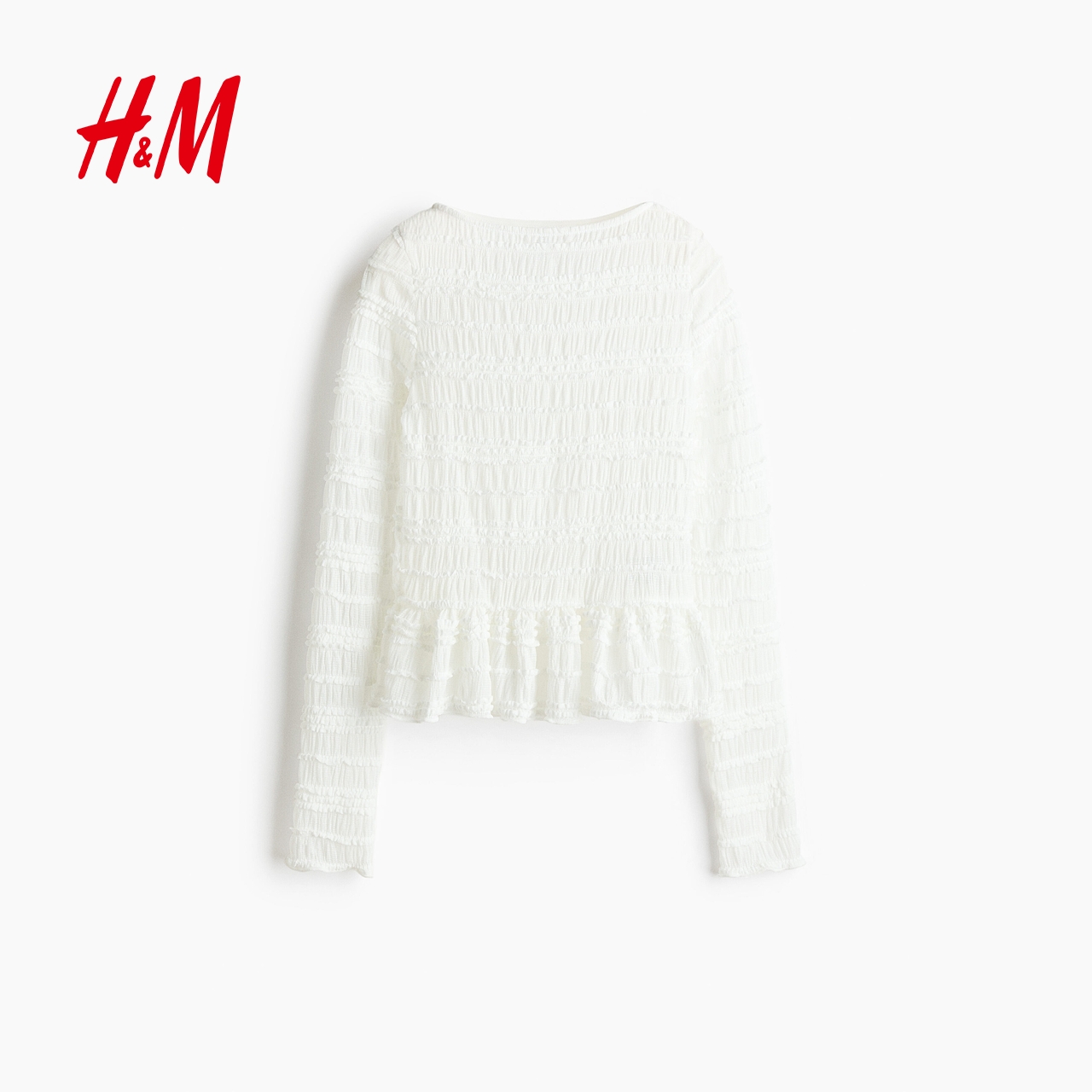 HM2026春季新款女装缩褶上衣1320231