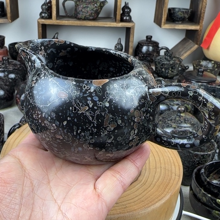 梅*朵梅花玉红梅公道杯精品