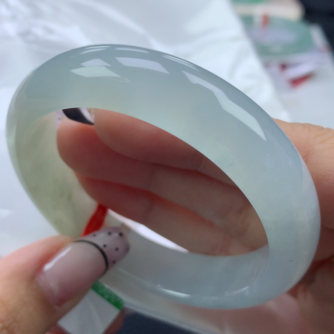 翡翠手镯未镶嵌55正