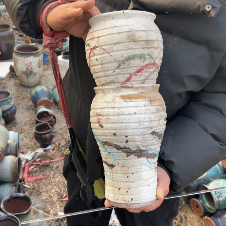 红陶花盆 口径 高度 