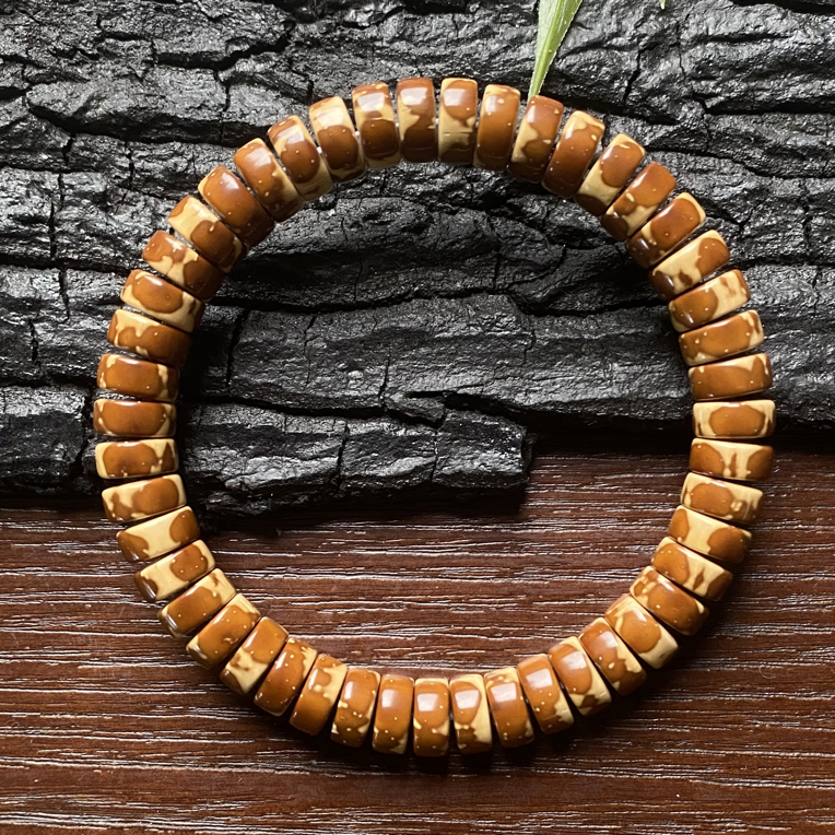 高端紫金鼠药片手串 9尺寸 花皮鼠片 满肉满实心