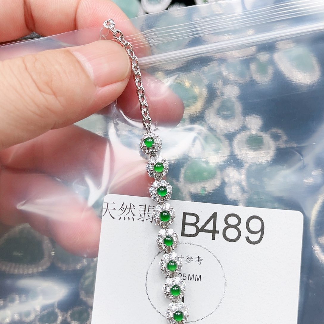 翡翠颈饰未镶嵌翡翠489