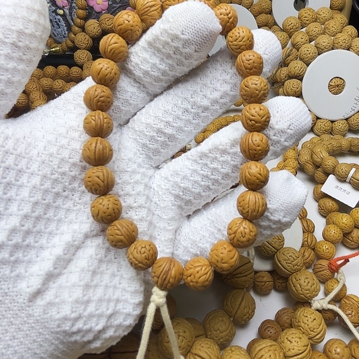 龙脊菩提吊坠11野生桃核 菩提 单圈