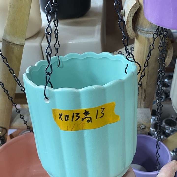 陶盆有孔 瑕疵针孔漏釉介意勿拍外口 13外高13