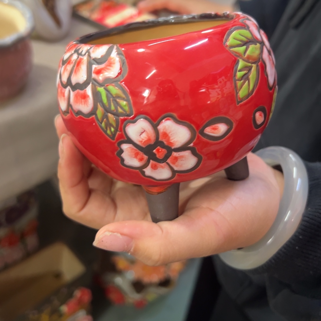 满20米秒退拉黑花盆