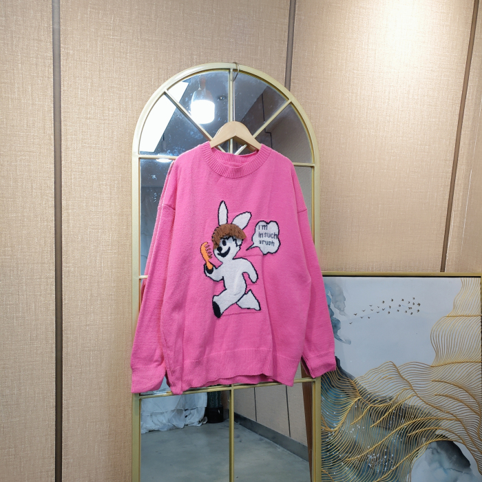 AE891孕妇粉色毛衣90-140