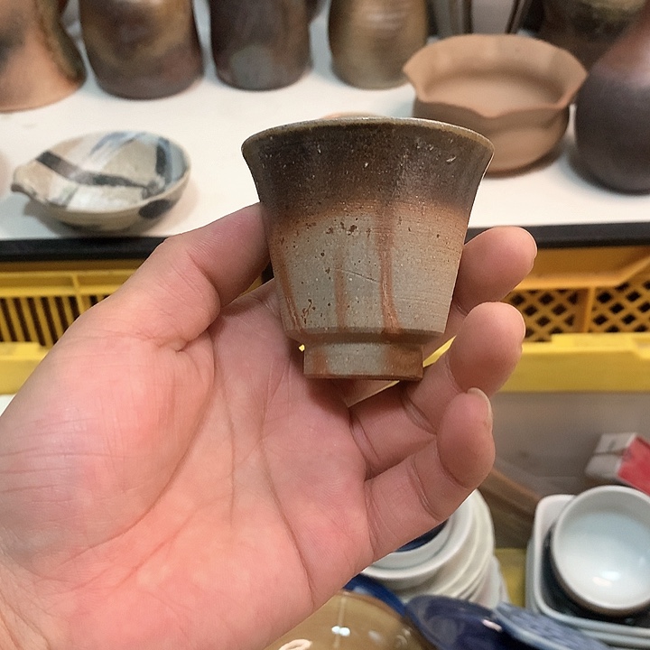 备前烧主人杯一个