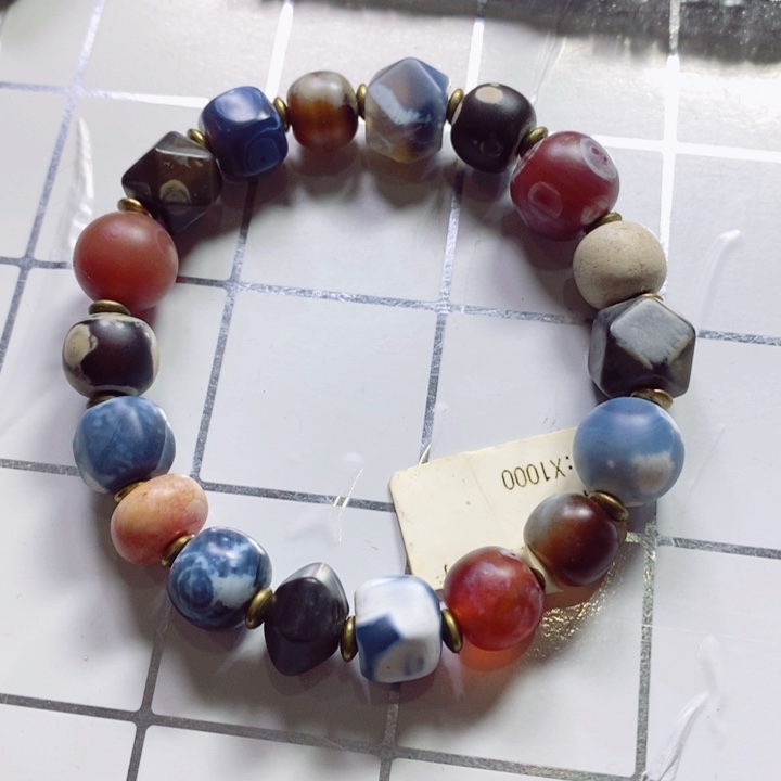 玛瑙/玉髓串未镶嵌