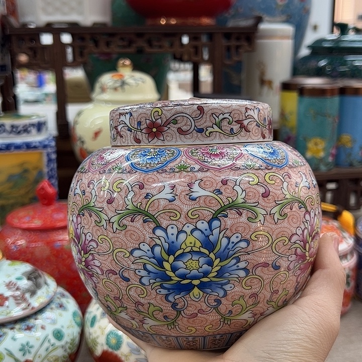 瓷片茶叶罐茶叶罐