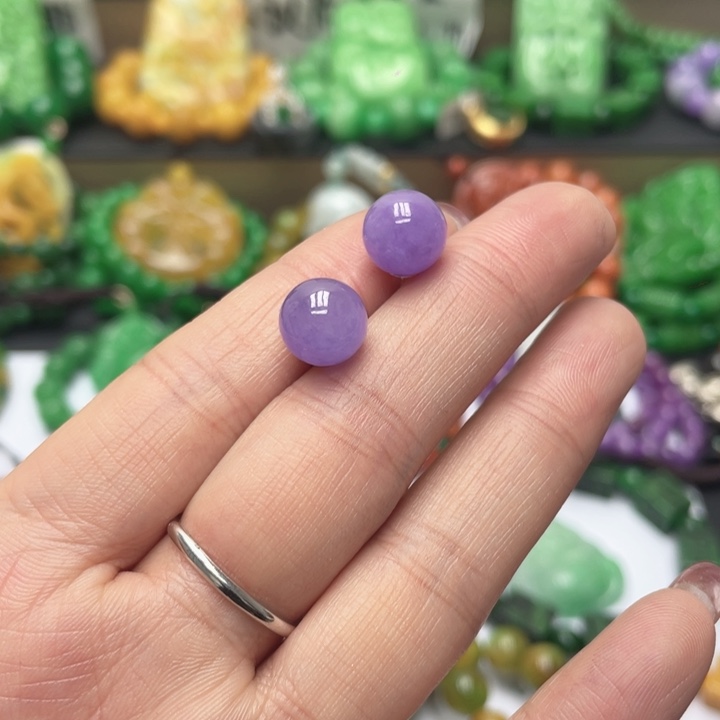 翡翠未镶嵌手链耳坠44