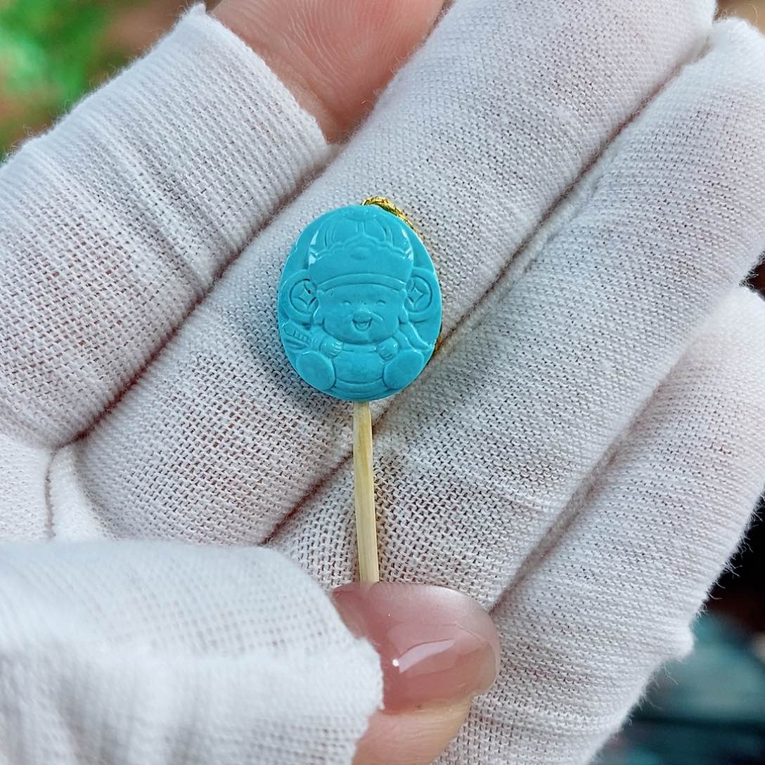 绿松石珠宝奇石未镶嵌