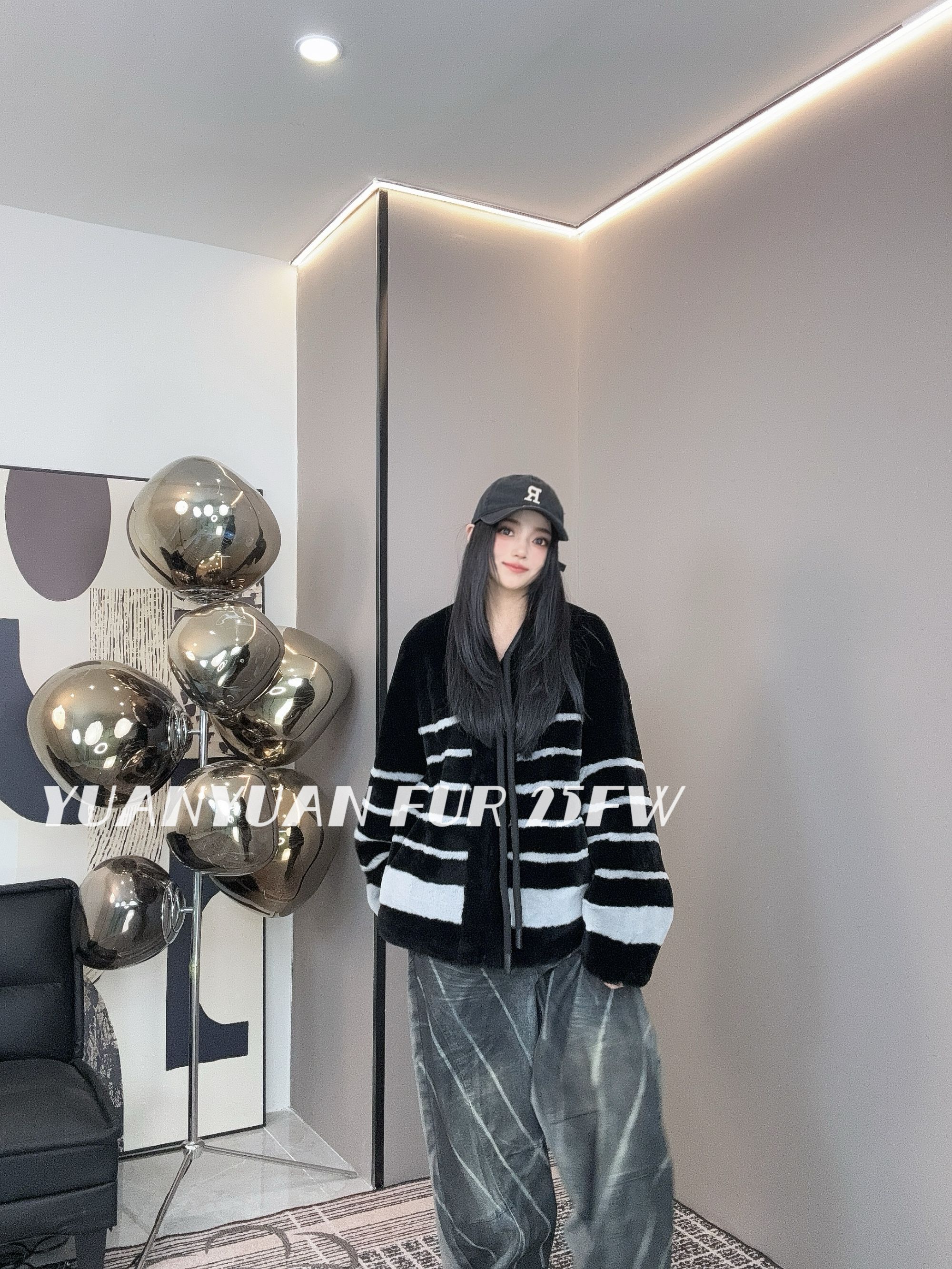  【媛媛推荐】XIASIQING｜25FW 85589 新款时尚休闲皮毛一体外套