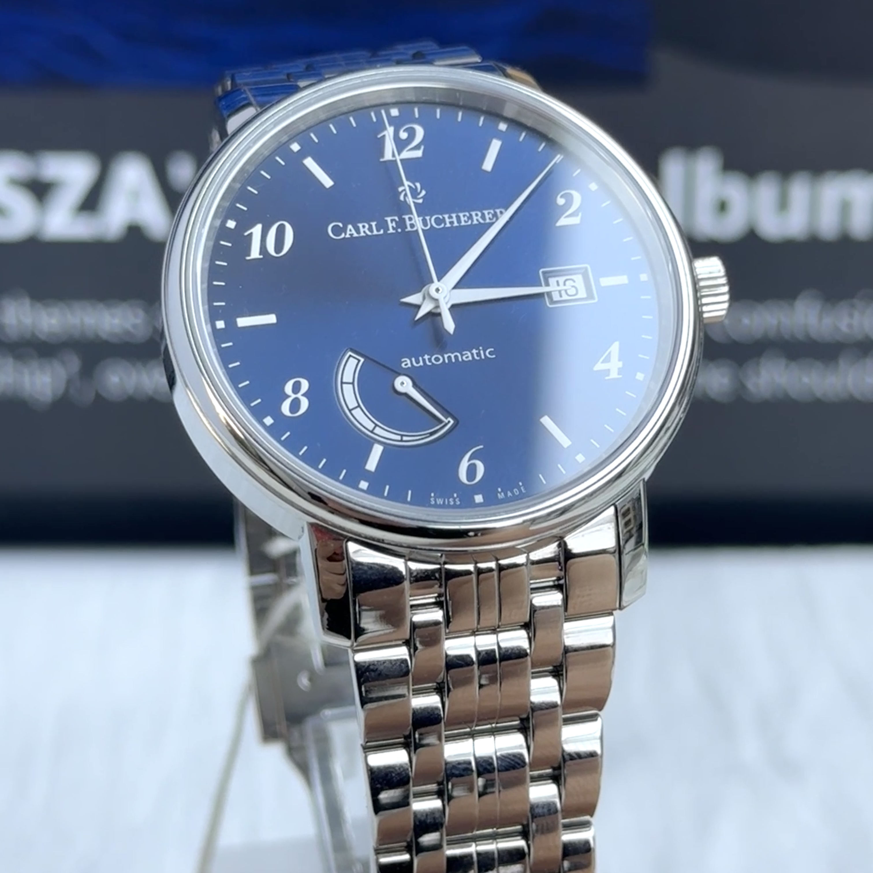 95新 宝齐莱 爱德玛尔自动机械男士腕表直径:40