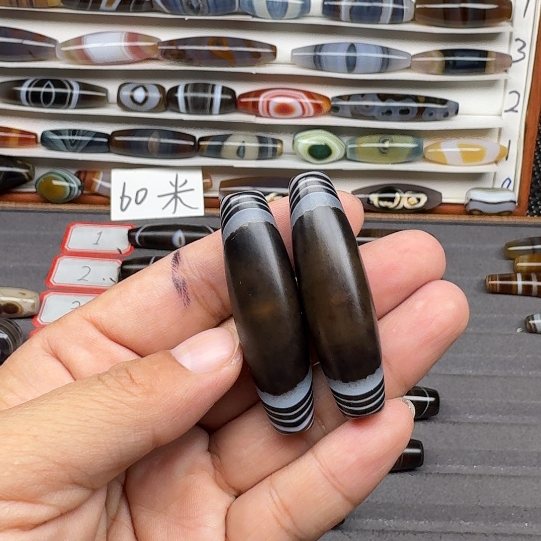 沐***）玛瑙/玉髓合金珠宝半成品