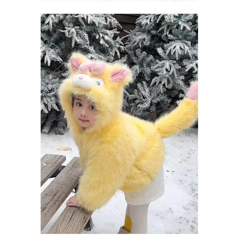 【新疆包邮】儿童贝儿毛毛外套K424