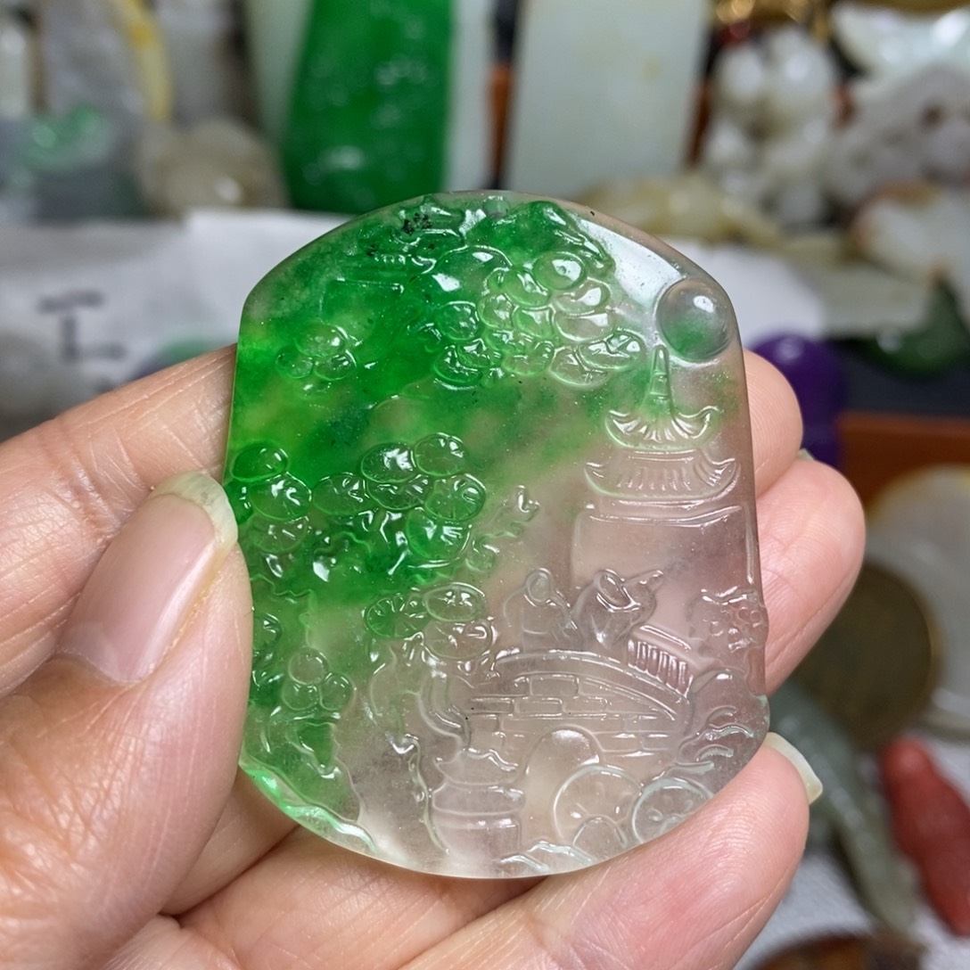 和田玉（糖玉）未镶嵌颈饰