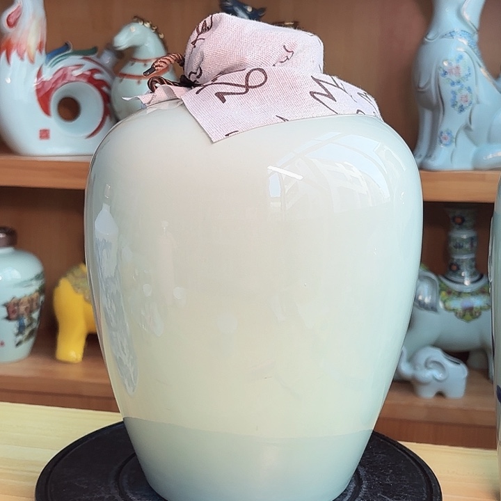 10斤青色酒坛1个 特价清仓