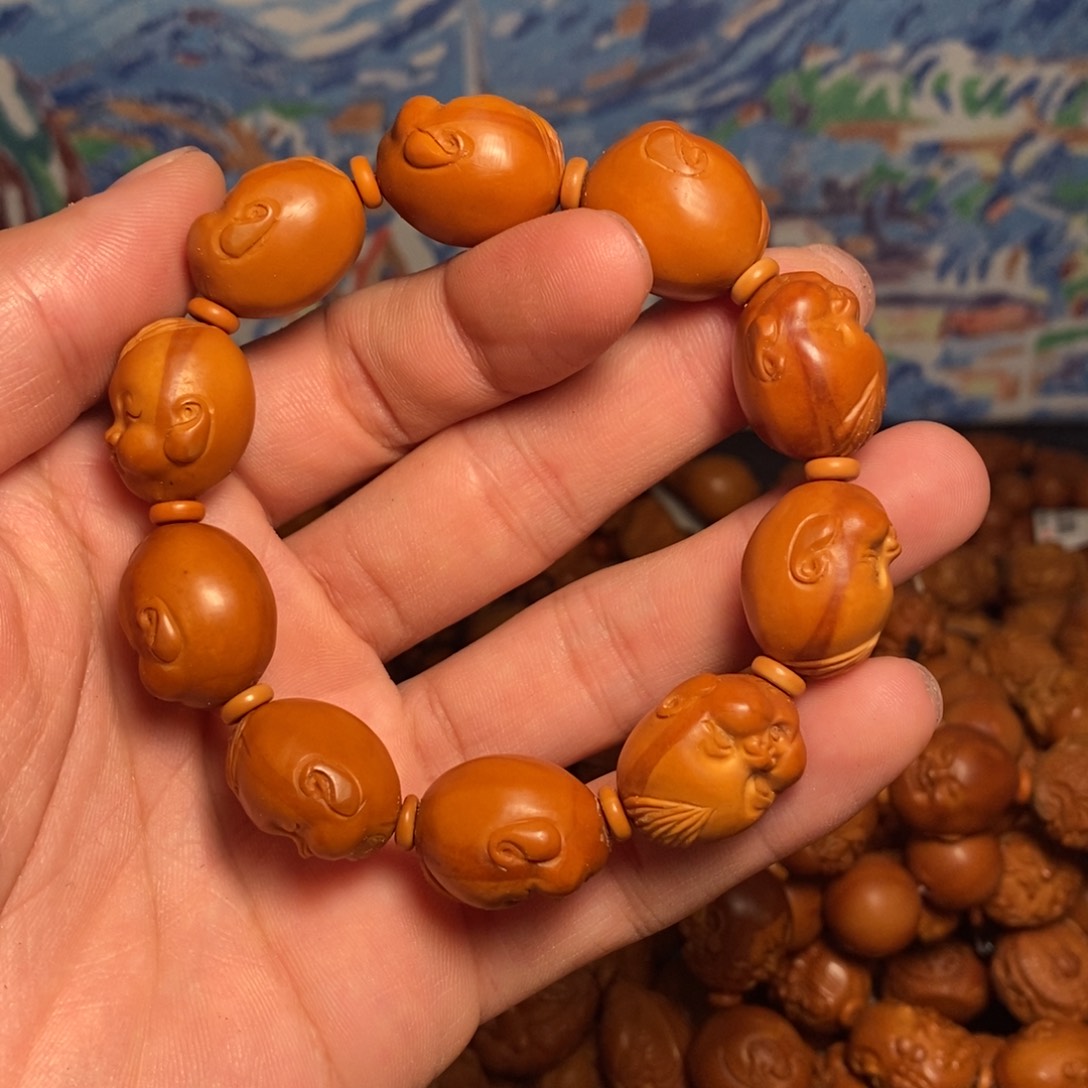 橄榄核手串/手链新年快乐