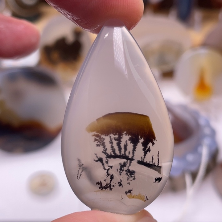 玛瑙/玉髓未镶嵌吊坠(不含链)