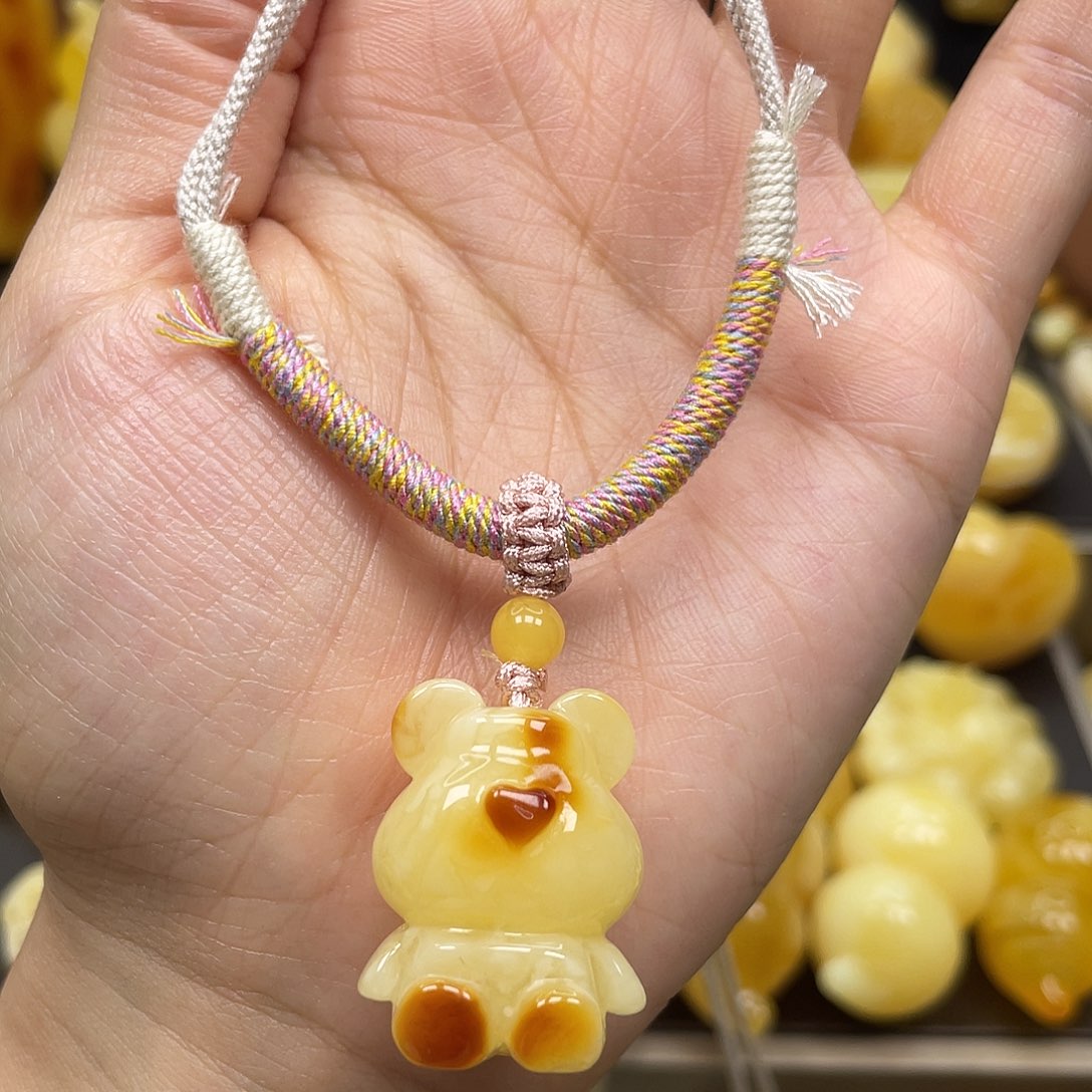 蜜蜡裸石未镶嵌蜜蜡