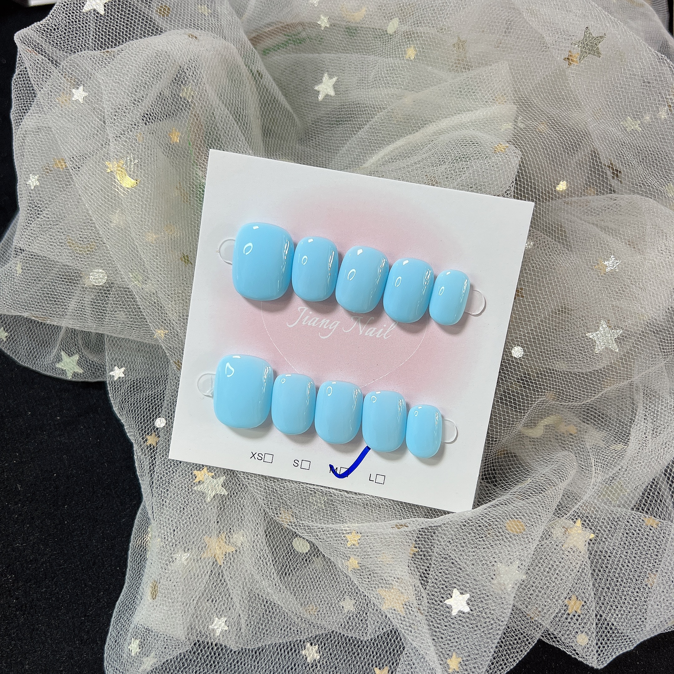 【现货】D007 单色纯色成品｜纯手工制作短款穿戴美甲贴片 ✖️退✖️换