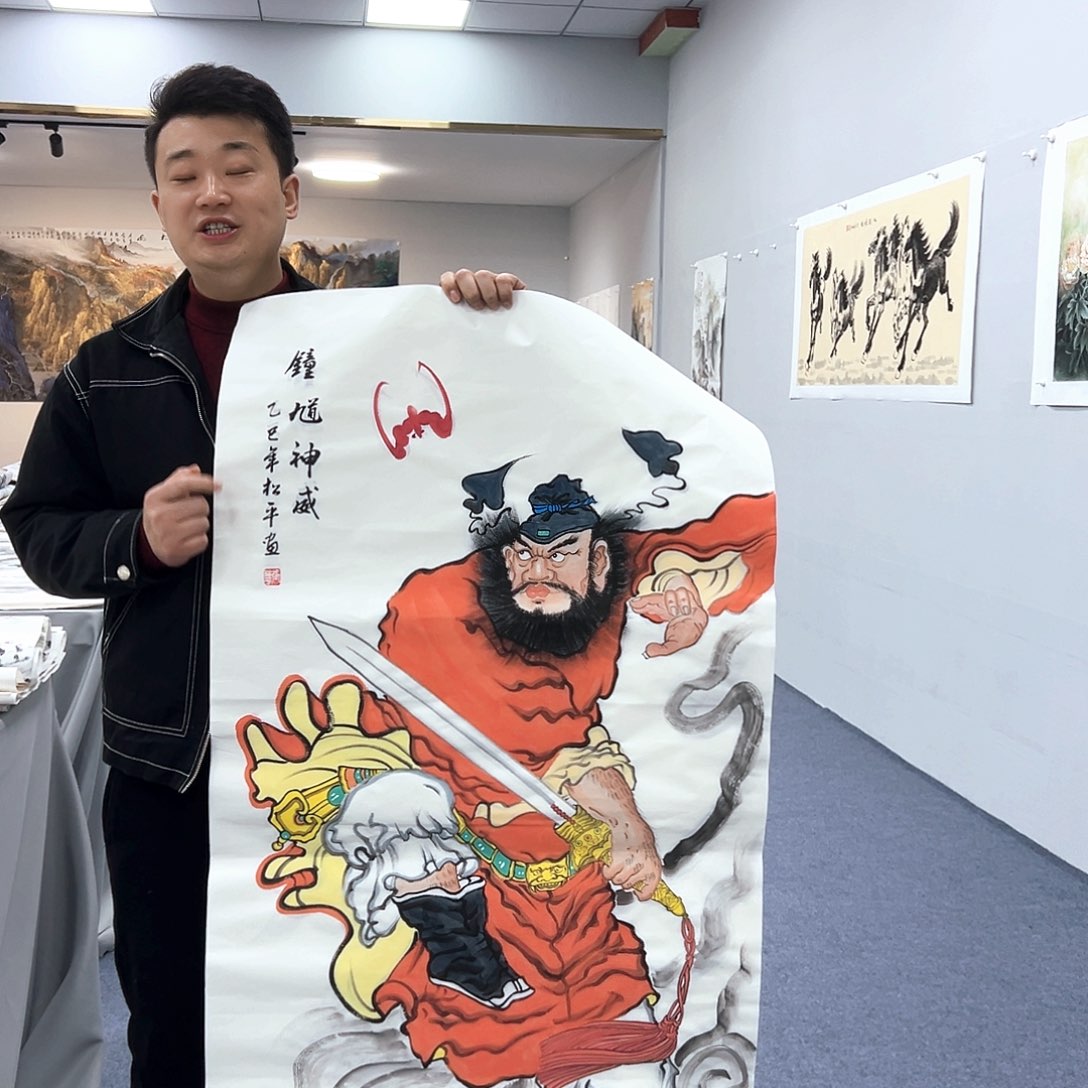 国画国画作品宣纸纯手绘