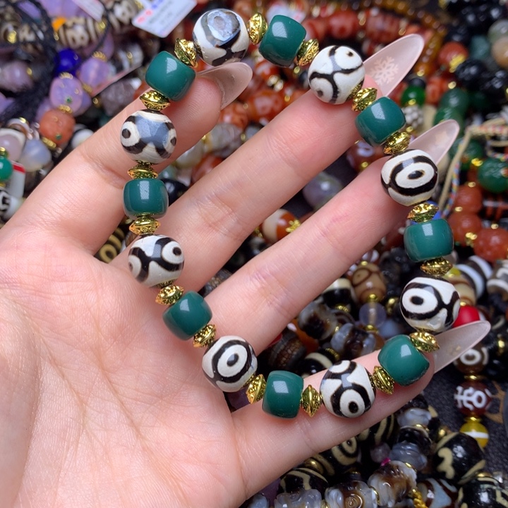 玛瑙/玉髓未镶嵌发一条