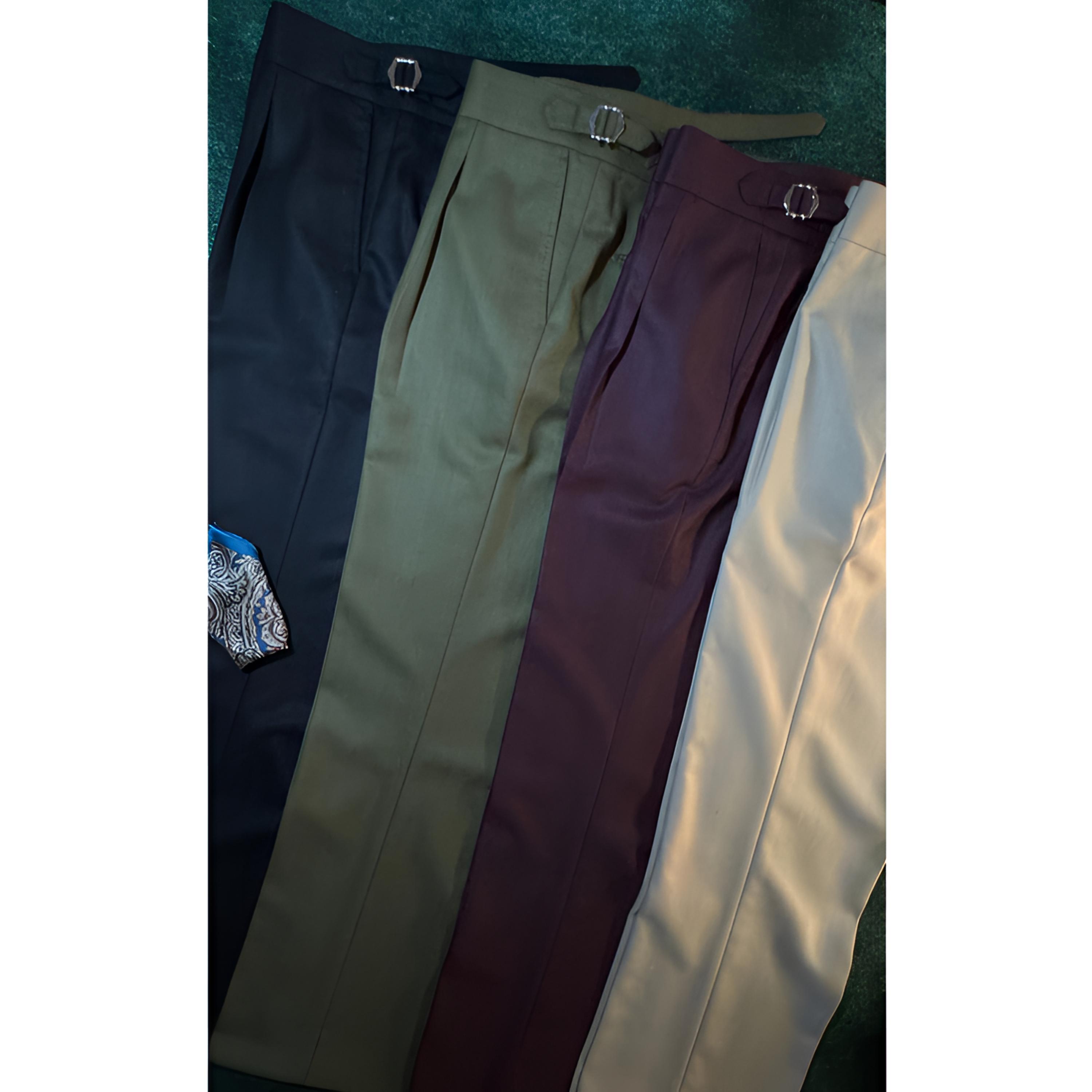 WZHUANGZHUANG 【羊毛+廓尔格】男士秋冬西服裤直筒时尚休闲西裤