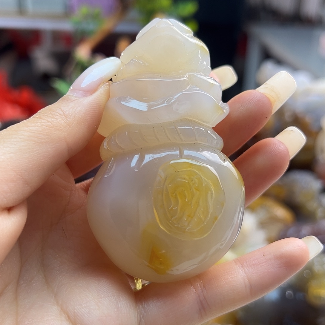 玛瑙/玉髓未镶嵌吊坠(不含链)