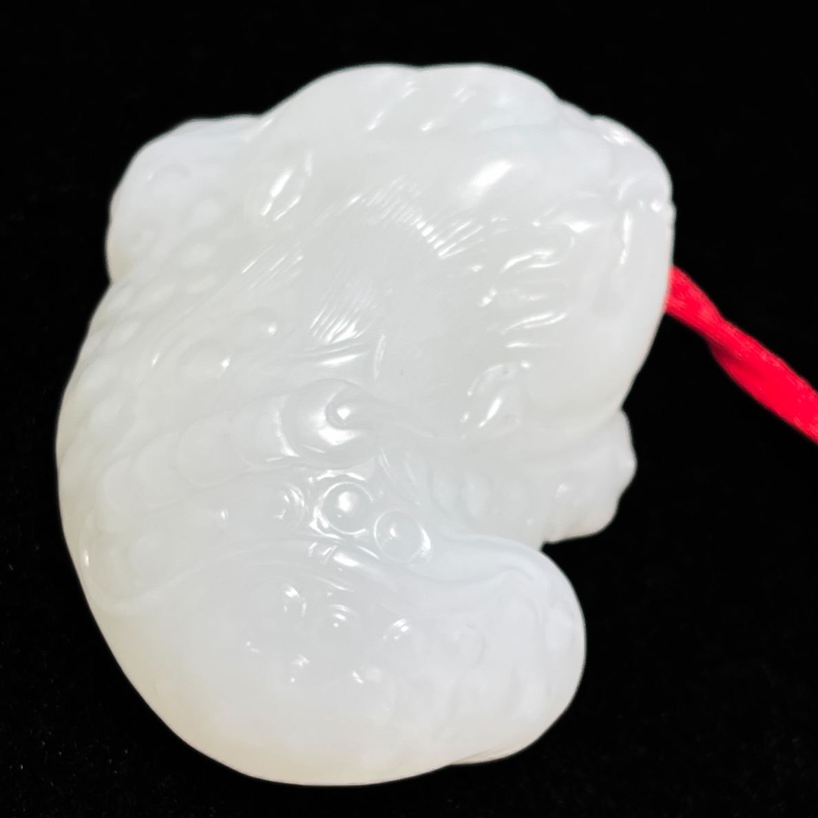 旧藏和田玉白玉吊坠挂件