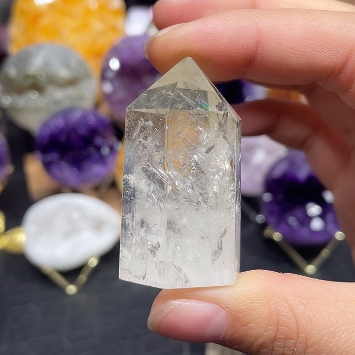 水晶未镶嵌珠宝半成品