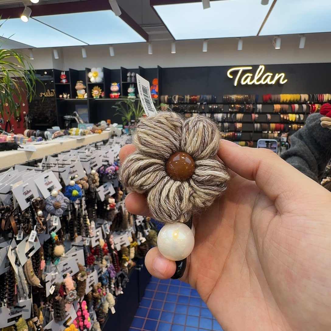 布艺非金属mx花花香蕉夹