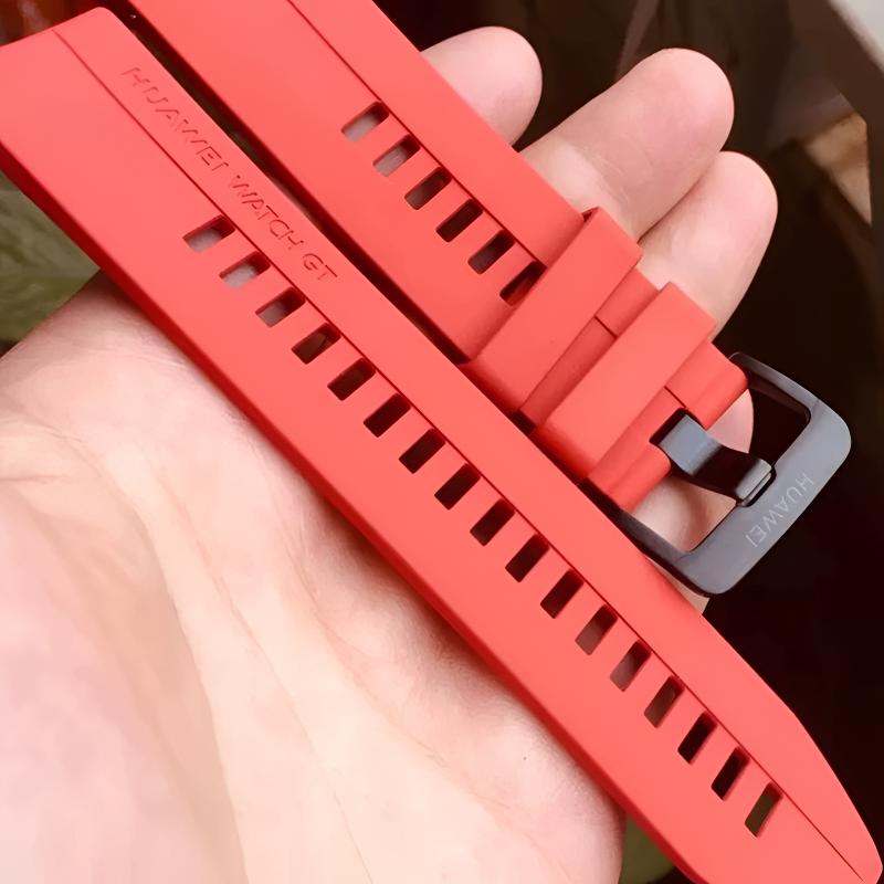 适配GT5/GT6氟橡胶原装拆机表带适配watch4pro/3Pro 22mm