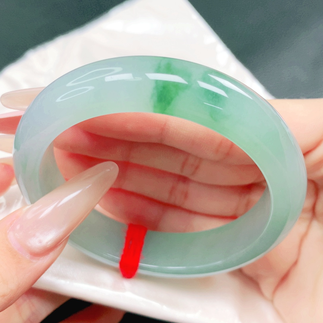 翡翠未镶嵌手镯55