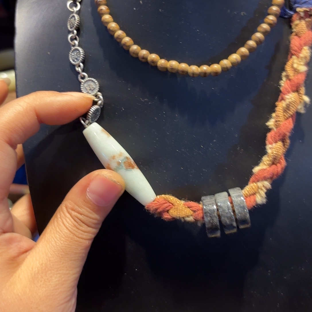 翡翠颈饰未镶嵌原创