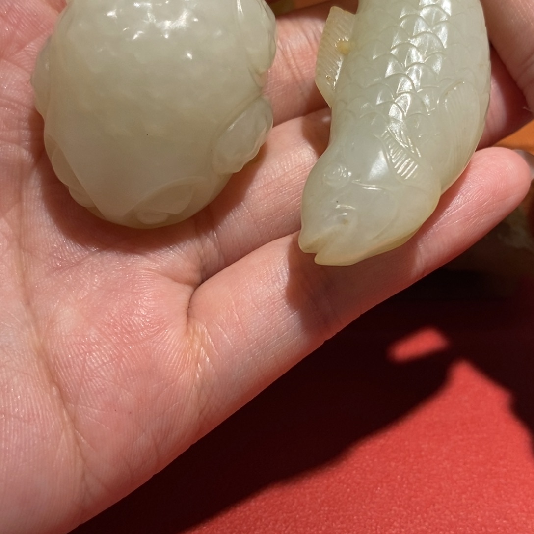 和田玉珠子未镶嵌豆*