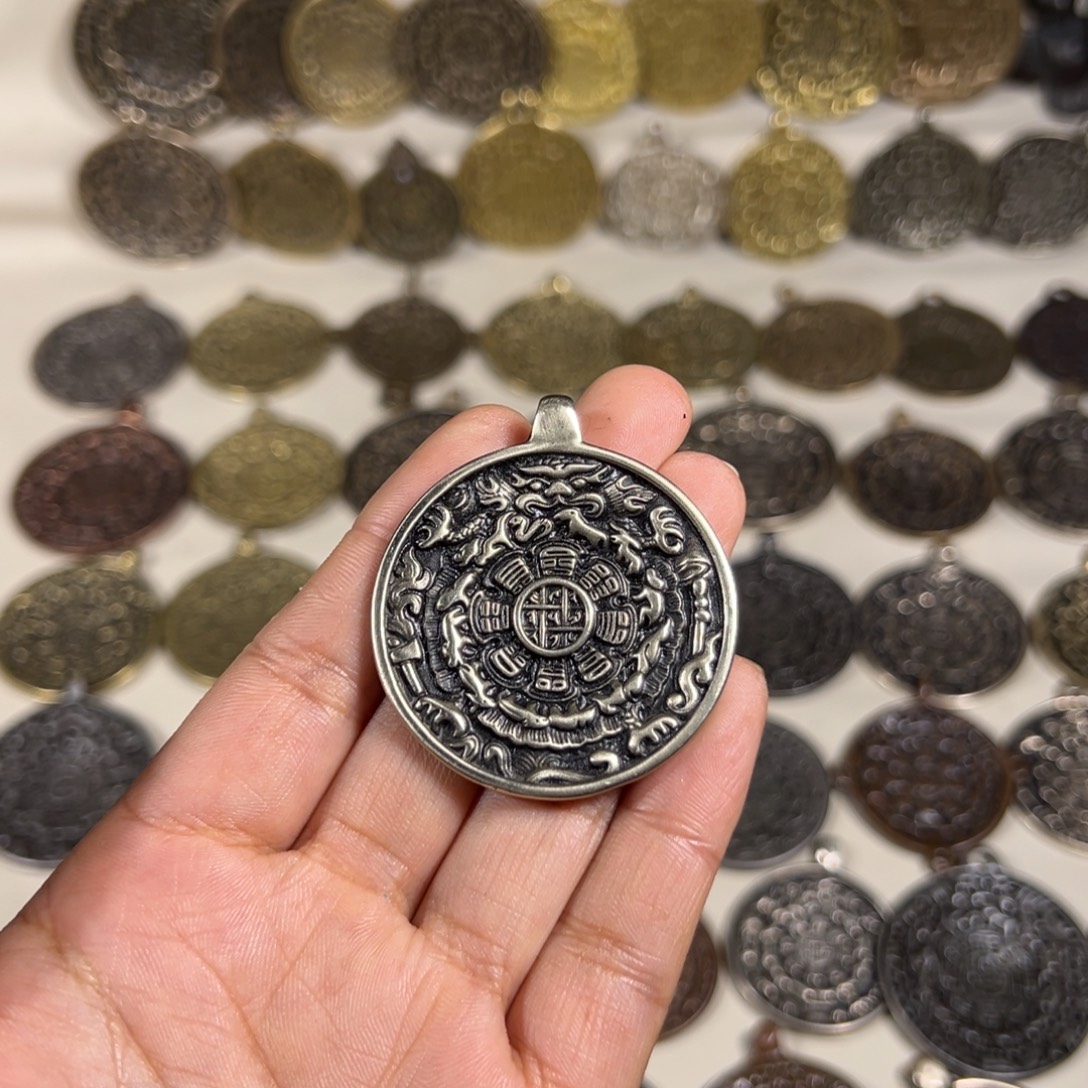 二***镭九宫八卦配齐搭配腰挂绳