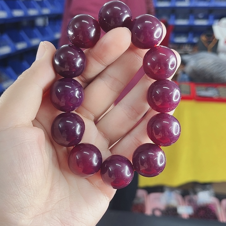 玛瑙手链未镶嵌丅38红龙参卡20左右