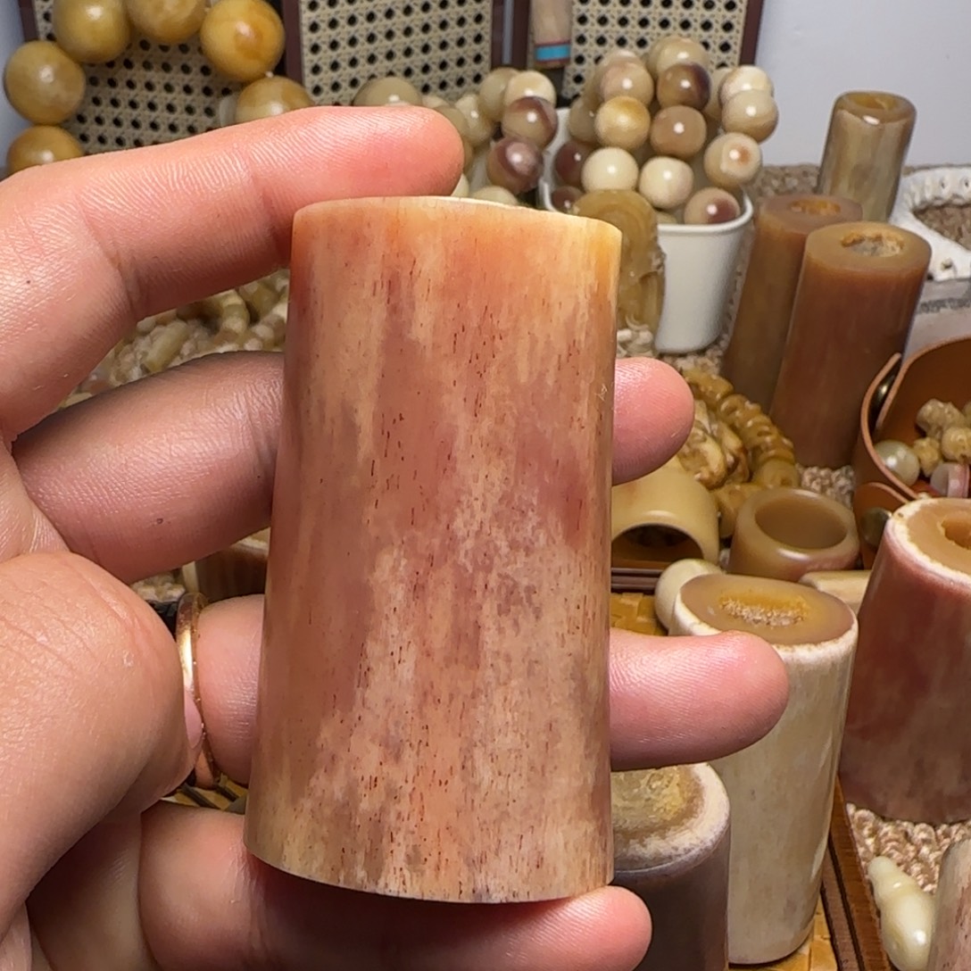 木质驼骨手工腿骨把件