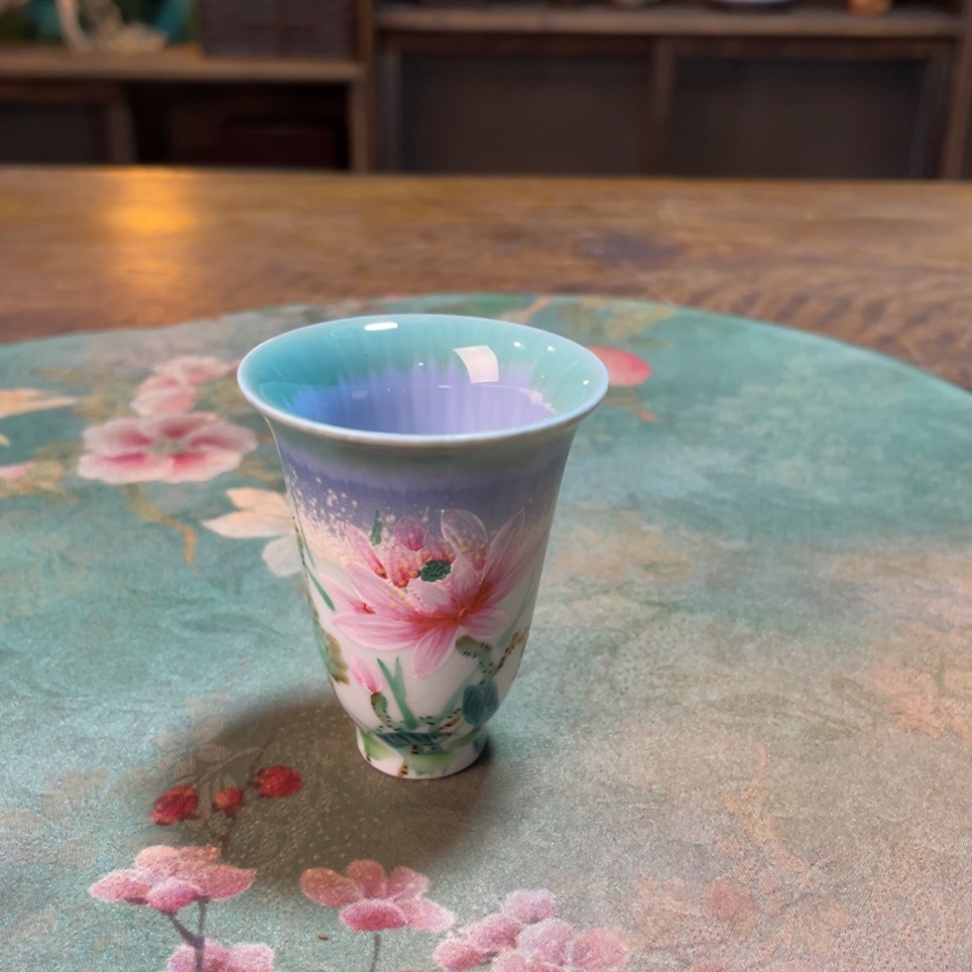 柴烧纯手工手绘陶瓷