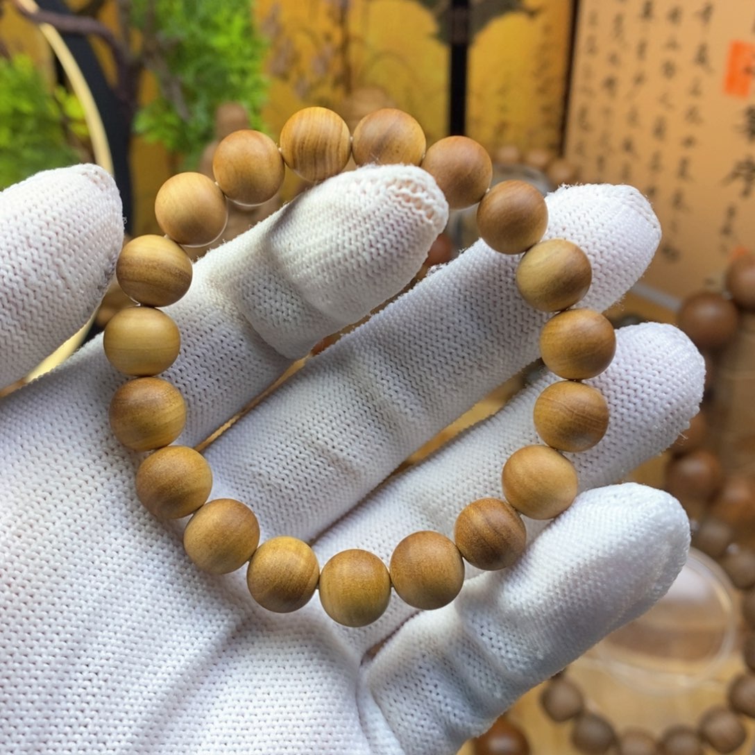 檀香木手串/手链1.0老山檀香奶香