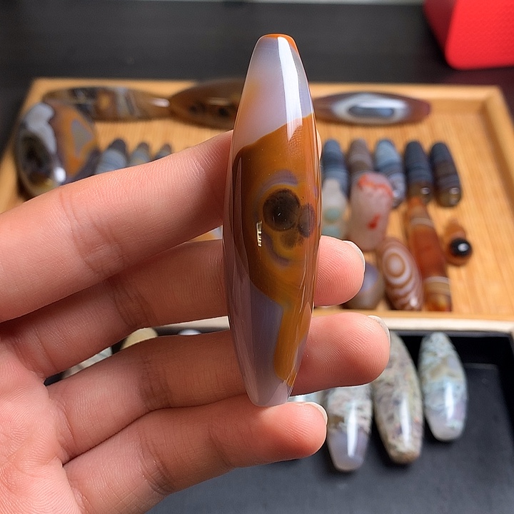 玛瑙/玉髓合金颈饰