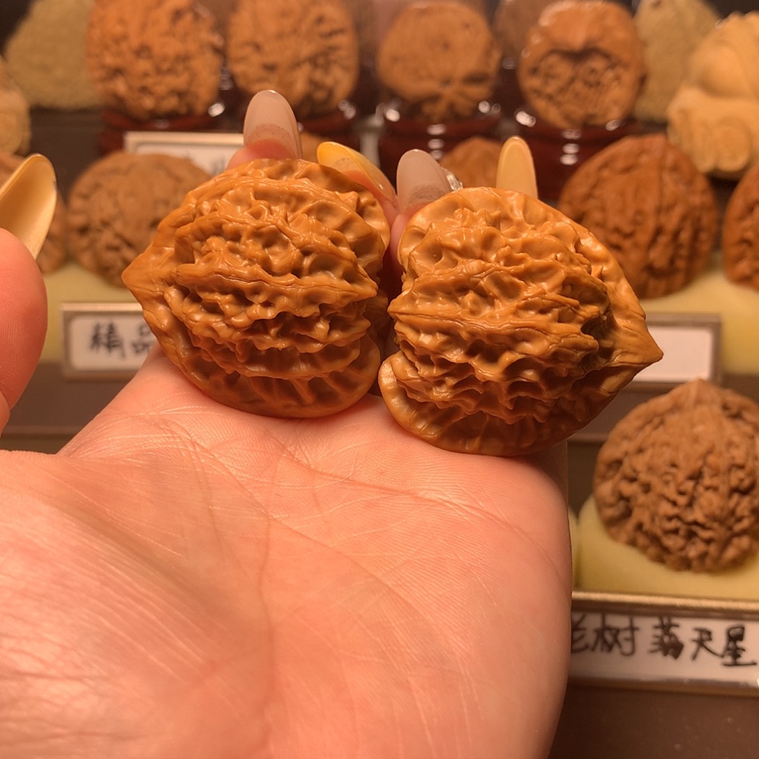 X***-吊坠文玩核桃全品龙门涧40